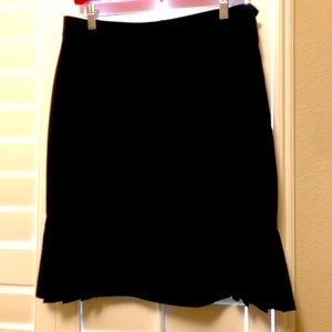 Tahari Black Mini Skirt
